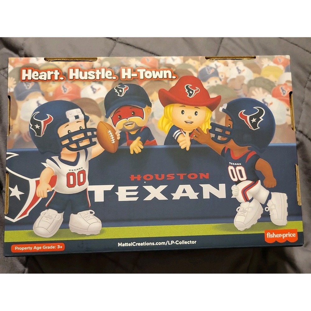 NFL Official Houston Texans Little People Collector NIB H-Town! NEW - Picture 6 of 7